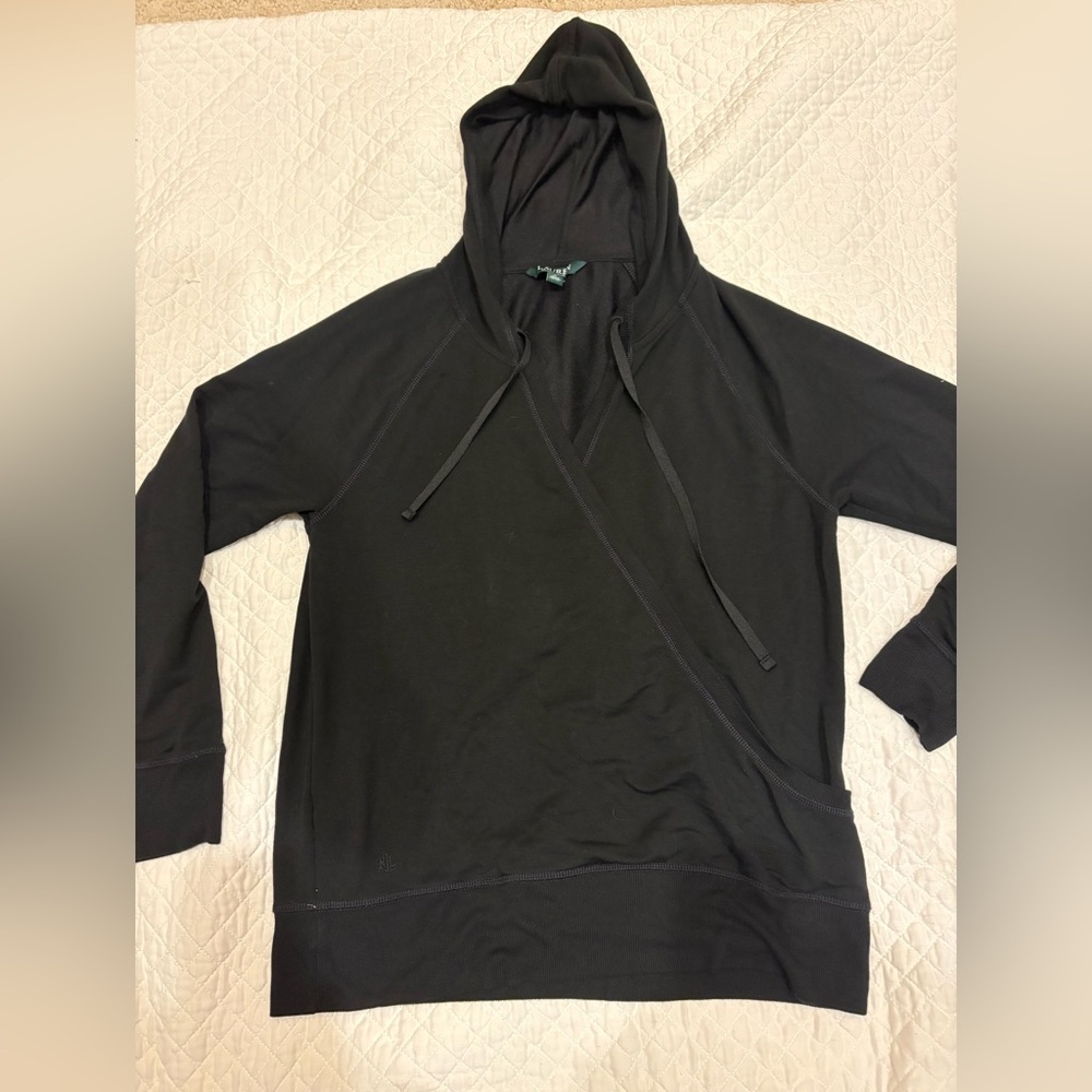 Ralph Lauren Black Knit Hoodie